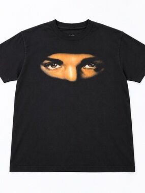 Drake It’s All A Blur Tour 2023 IAAB Eyes Graphic T-Shirt Black L EUC